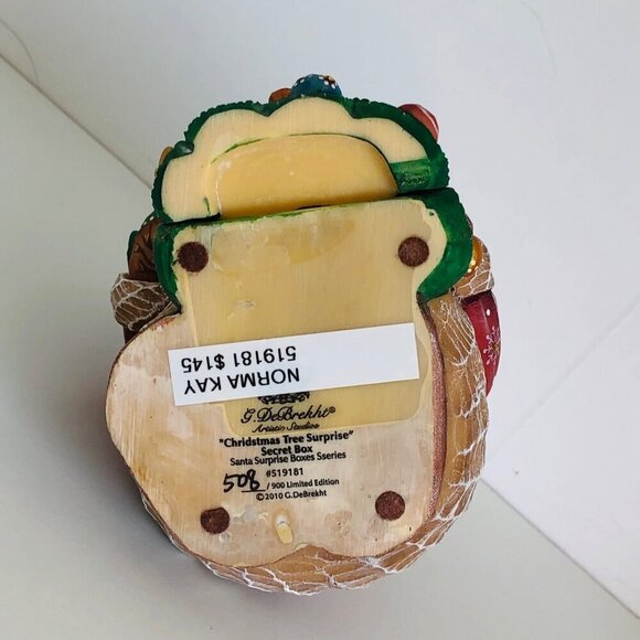 Derevo Collection G. DeBrekht Secret Surprise Santa Box Figurine Box - Picture 12 of 16